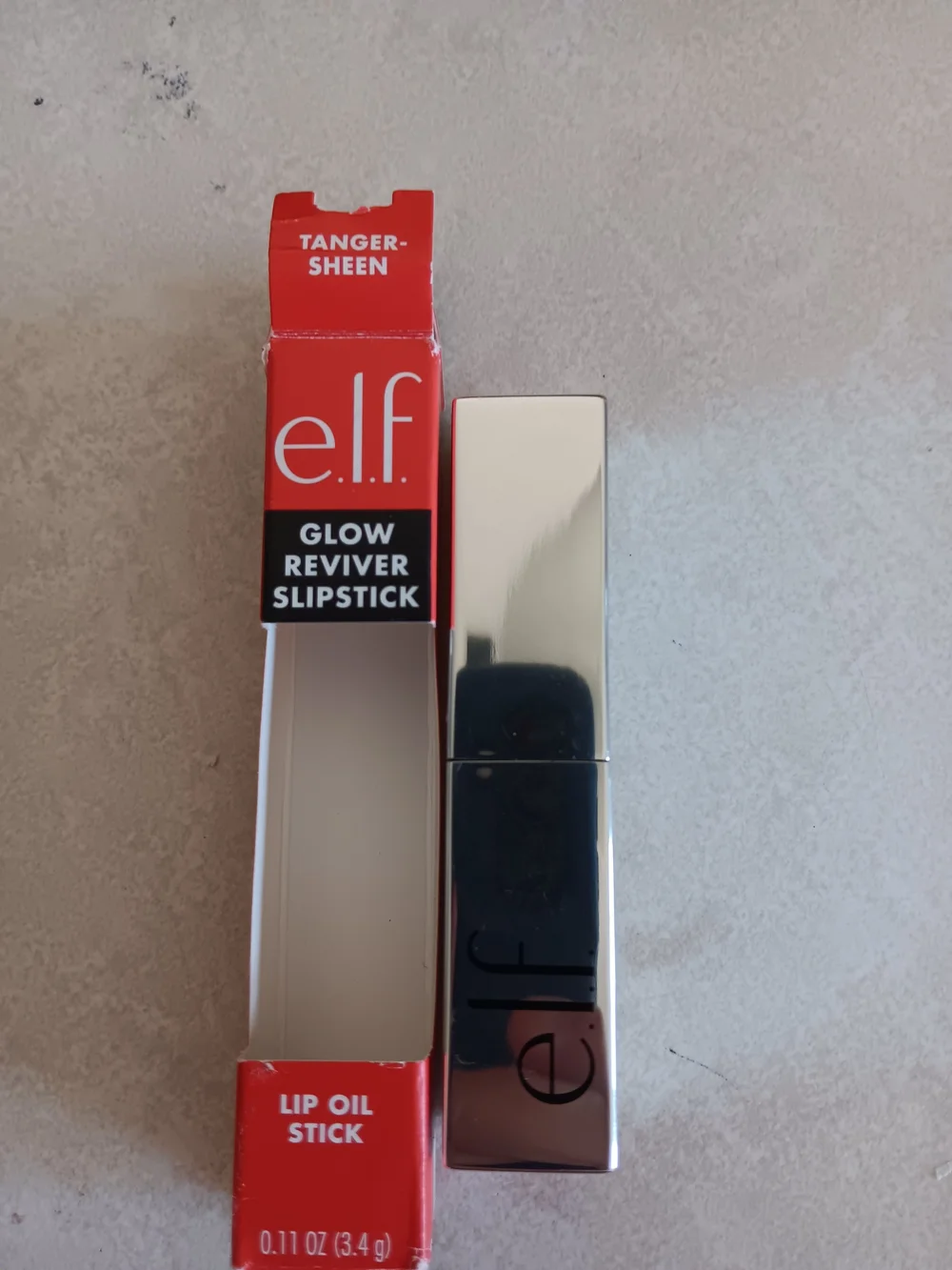 Elf Glow Reviver Slipstick Lip Oil Stick - Red (Tanger-Sheen)